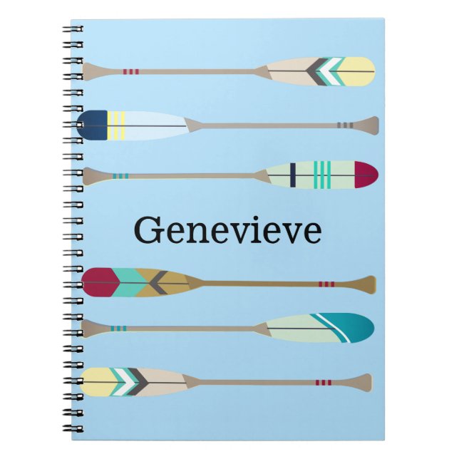 Vintage-style Oars Notebook (Front)