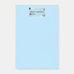 Vintage-style Oars Post-it Notes