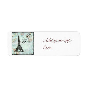 Vintage Style Paris Eiffel Tower