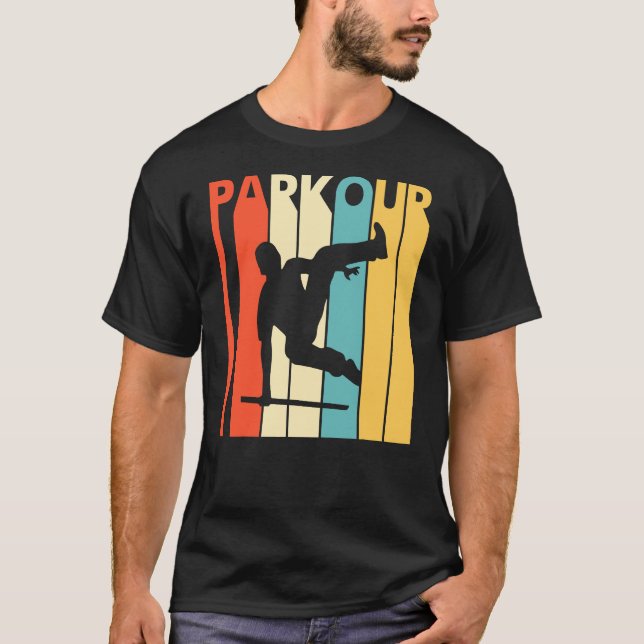 Vintage Style Parkour T-Shirt (Front)