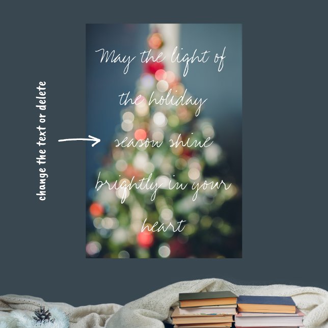 Vintage-style pastel Christmas tree  Poster (Creator Uploaded)