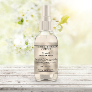 Vintage style pearl foil soap cosmetics label