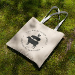 Vintage Style | Pig Roast Event |<br><div class="desc">Customizable pig roast tote bags for your next party or event featuring a vintage style pig drawing surrounded by your unique details.</div>