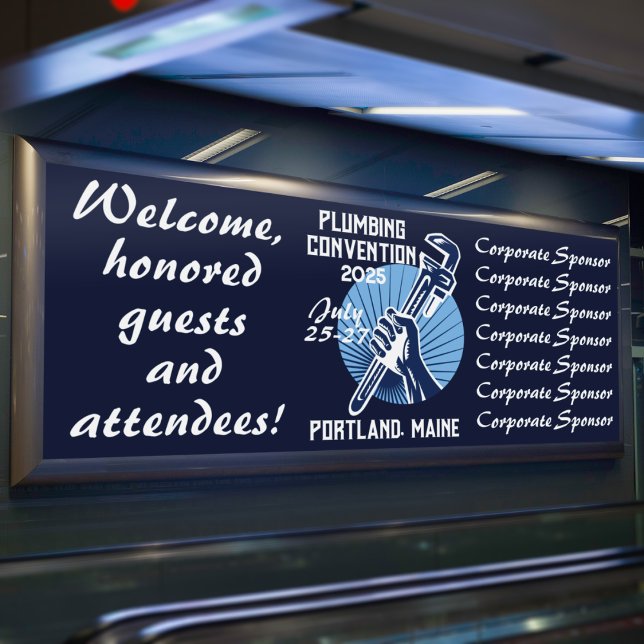 Vintage-Style Plumbing Convention  Banner (Creator Uploaded)