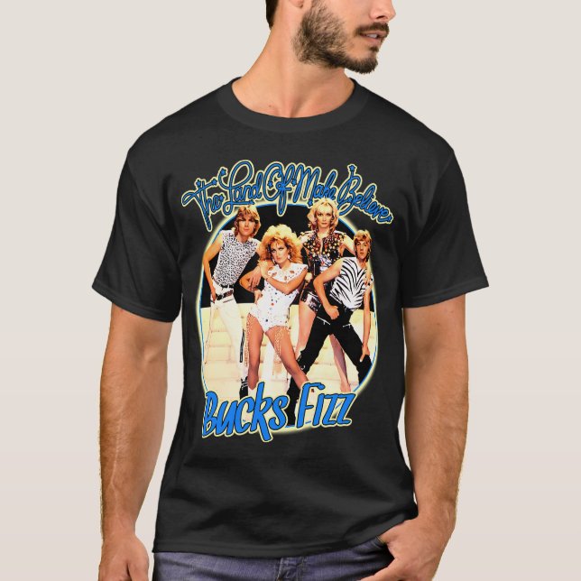Vintage Style Pop Group T-Shirt (Front)