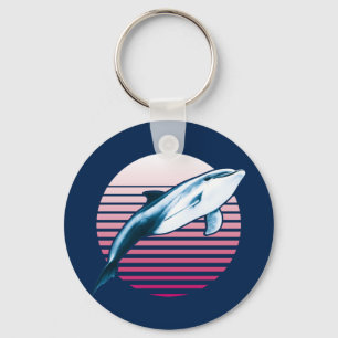Vintage Style Retro Dolphin Key Ring