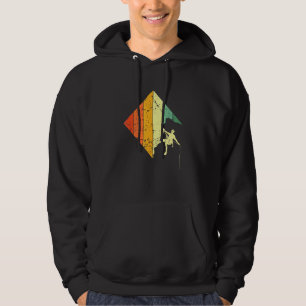 Vintage Style Rock Climbing Retro Bouldering Climb Hoodie