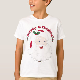 Vintage Style Santa Everyday Is Christmas! T-Shirt