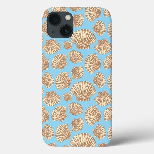 Vintage Style Seashell Pattern Case-Mate iPhone Case (Back)