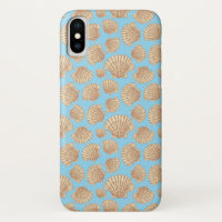 Vintage Style Seashell Pattern