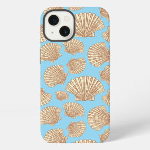 Vintage Style Seashell Pattern iPhone 13 Case