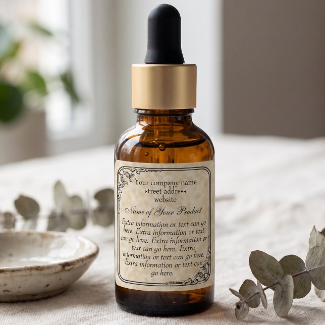 Vintage Style Soap & Cosmetics Tan Parchment style (Creator Uploaded)