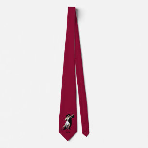 Vintage-style Tango Dancers Neck Tie