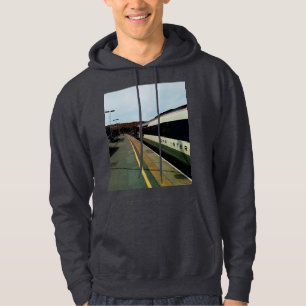 Vintage style train hoodie