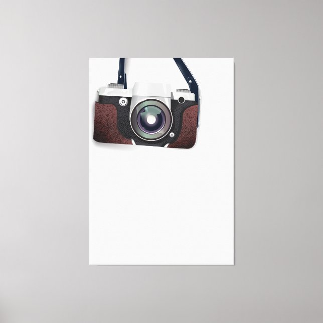 Vintage Style Vintage camera Canvas Print (Front)