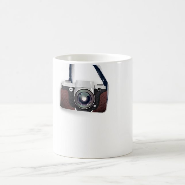 Vintage Style Vintage camera Magic Mug (Center)