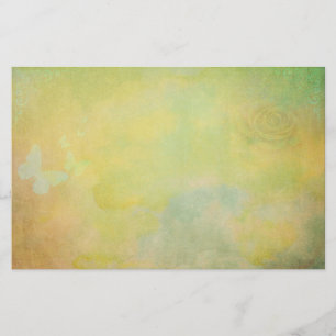 Vintage Style Watercolor background Stationery