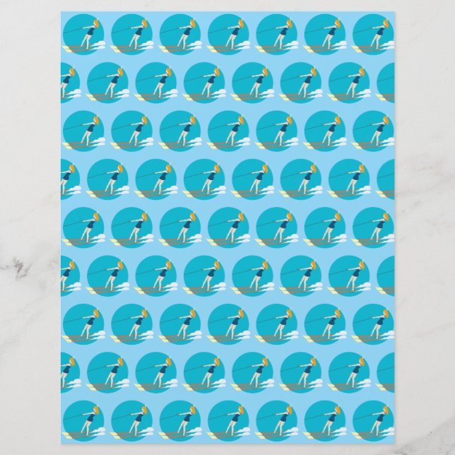 Vintage-style Waterski (Front)