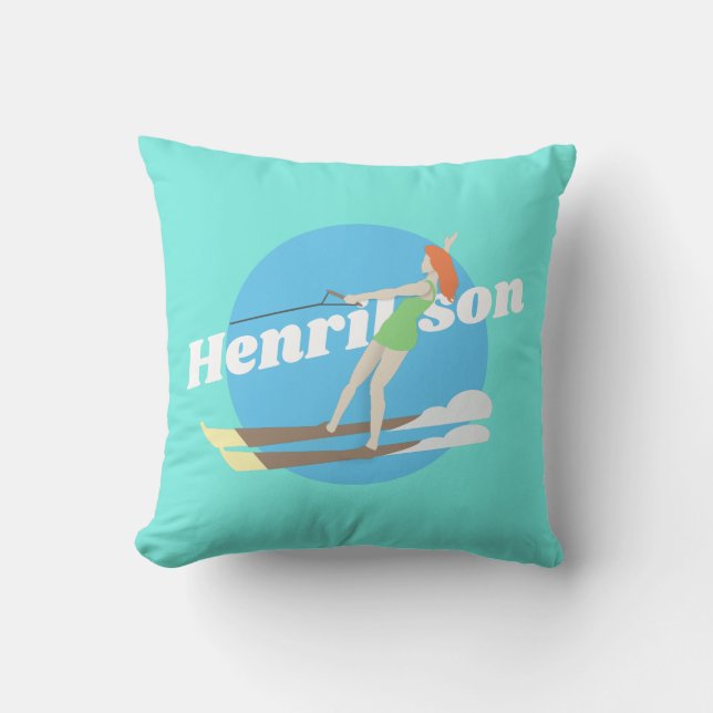 Vintage-style Waterski Cushion (Front)