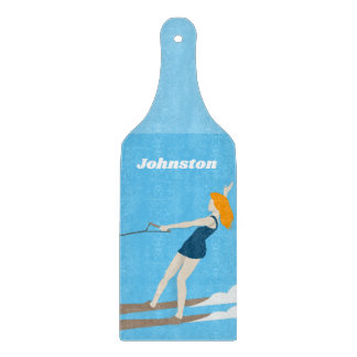 Vintage-style Waterski Cutting Board