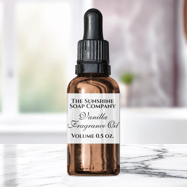 Vintage style white soap and cosmetic label (Creator Uploaded)