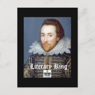 Vintage Style William Shakespeare Theme Postcard
