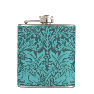 Vintage style with birds, Brer rabbit Hip Flask