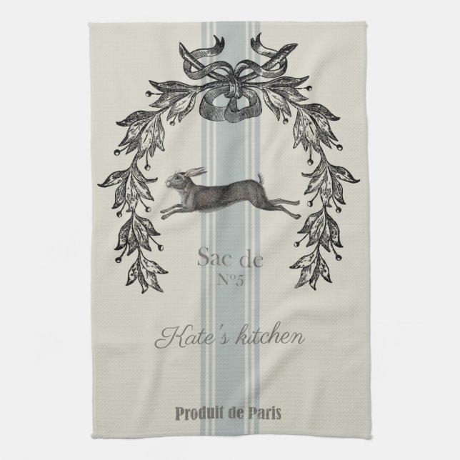 Vintage styled tea towel (Vertical)