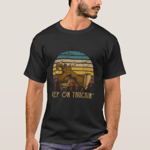 Vintage Styles 70s Music Retro Cars Truck Keep On T-Shirt