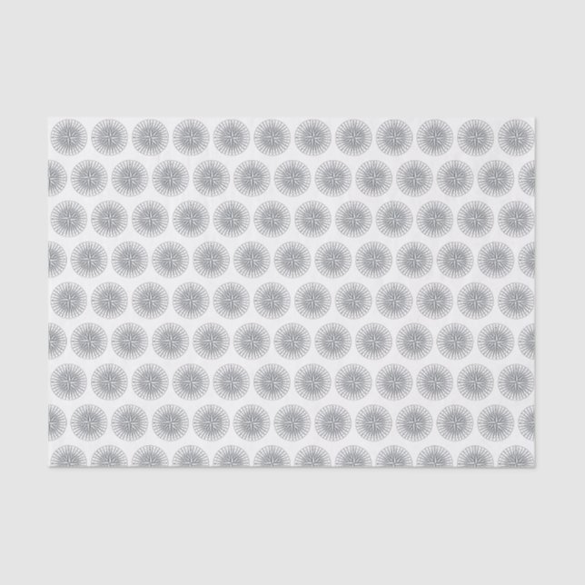 Vintage Stylised  Compass Rose #2 Drawing Tissue Paper (Front)