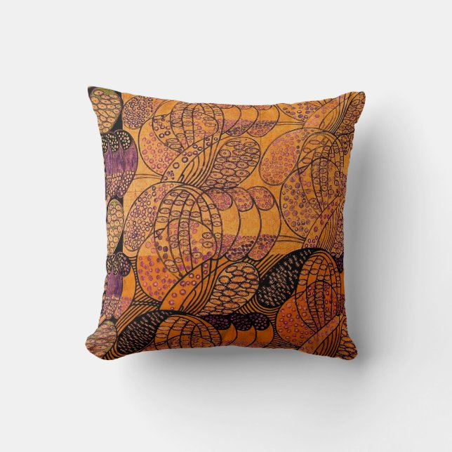 Vintage Stylised Daisies – Pillow (Front)