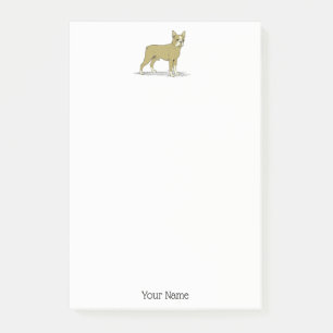 Vintage Stylised French Bulldog C Post-it Notes