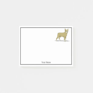 Vintage Stylised French Bulldog C Post-it Notes