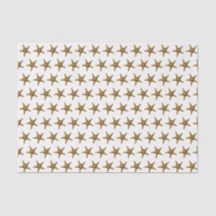 Vintage Stylised Starfish Drawing #3 Tissue Paper