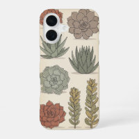 Vintage Stylised Succulents
