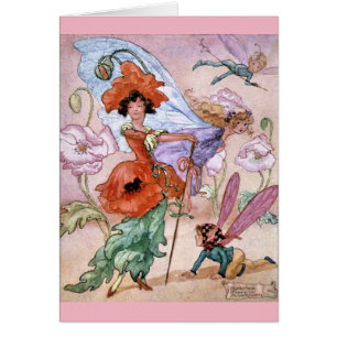 Vintage - Stylish Flower Fairy,
