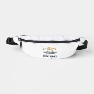 Vintage Submarine Force Silent Service Vector Desi Bum Bags