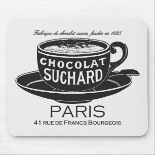 Vintage Suchard Chocolat Ad Mouse Pad