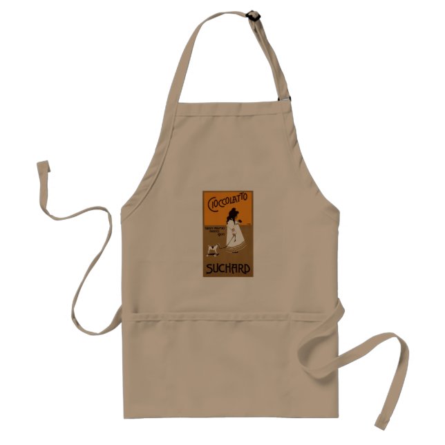 Vintage Suchard Cioccolatto Advertisement Standard Apron (Front)