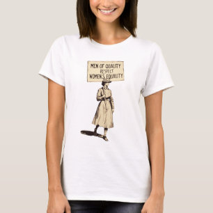 Vintage Suffragette Respect Womens Equality T-Shirt