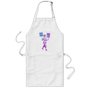Vintage Suffragette Rights for Women Now Not Later Long Apron