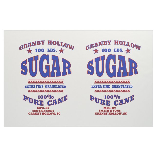 Vintage Sugar Sack Panel Fabric (Yard)