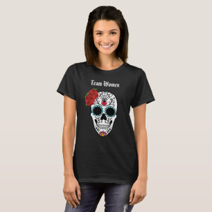 Vintage Sugar Skull Team Women T-Shirt