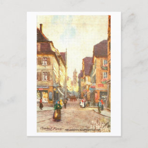 Vintage Sulmerstrasse, Heilbronn, Germany Postcard