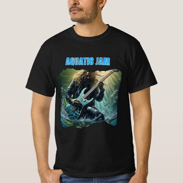 Vintage Summer Aquatic Jam T-Shirt (Front)
