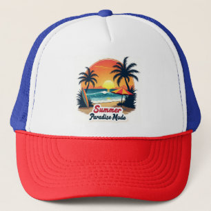 Vintage Summer Paradise Surf Style Hat