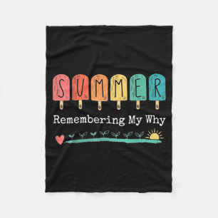 Vintage Summer Remembering Why Funny Professors Fleece Blanket