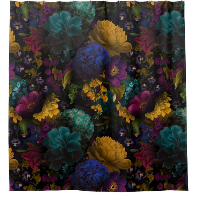 Vintage Summer Romanticism Maximalism heritage Shower Curtain (Front)