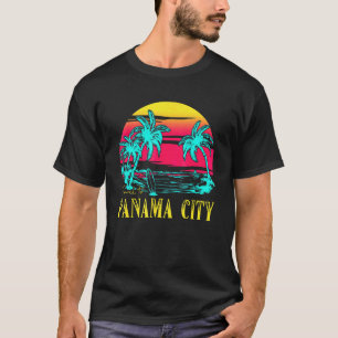 Vintage Summer Travel To Panama City Beach Vacatio T-Shirt