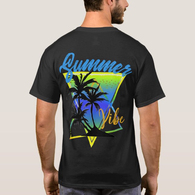 Vintage Summer Triangle T-Shirt (Back)